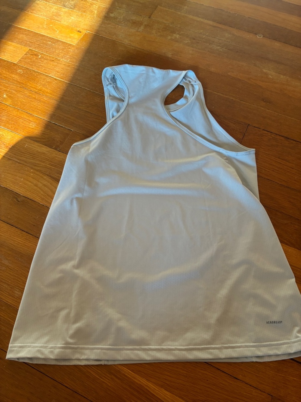 Adidas Light Blue Training Racerback Tank - Picture 4 of 6